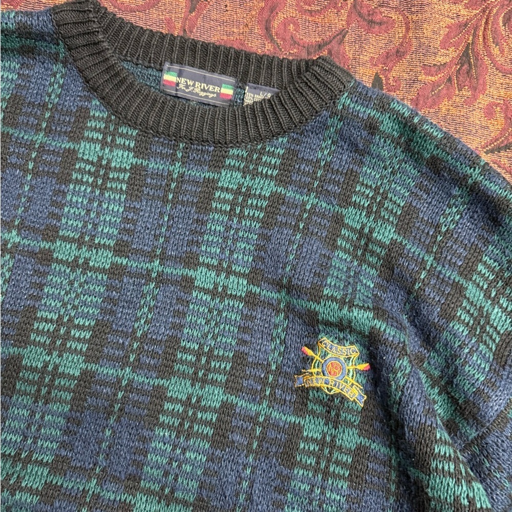 80s New River Heavy Knit Sweater - Picture 2 of 6